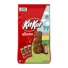 Easter candy bag with KitKat bunnies milk chocolate, 65-piece pack, red pouch
