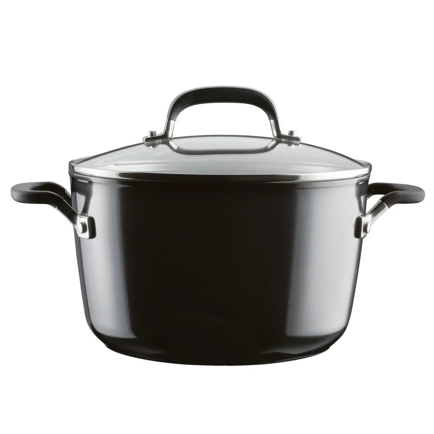 KitchenAid 10-Piece Hard Anodized Nonstick Cookware Pots and Pans Set, Onyx Black