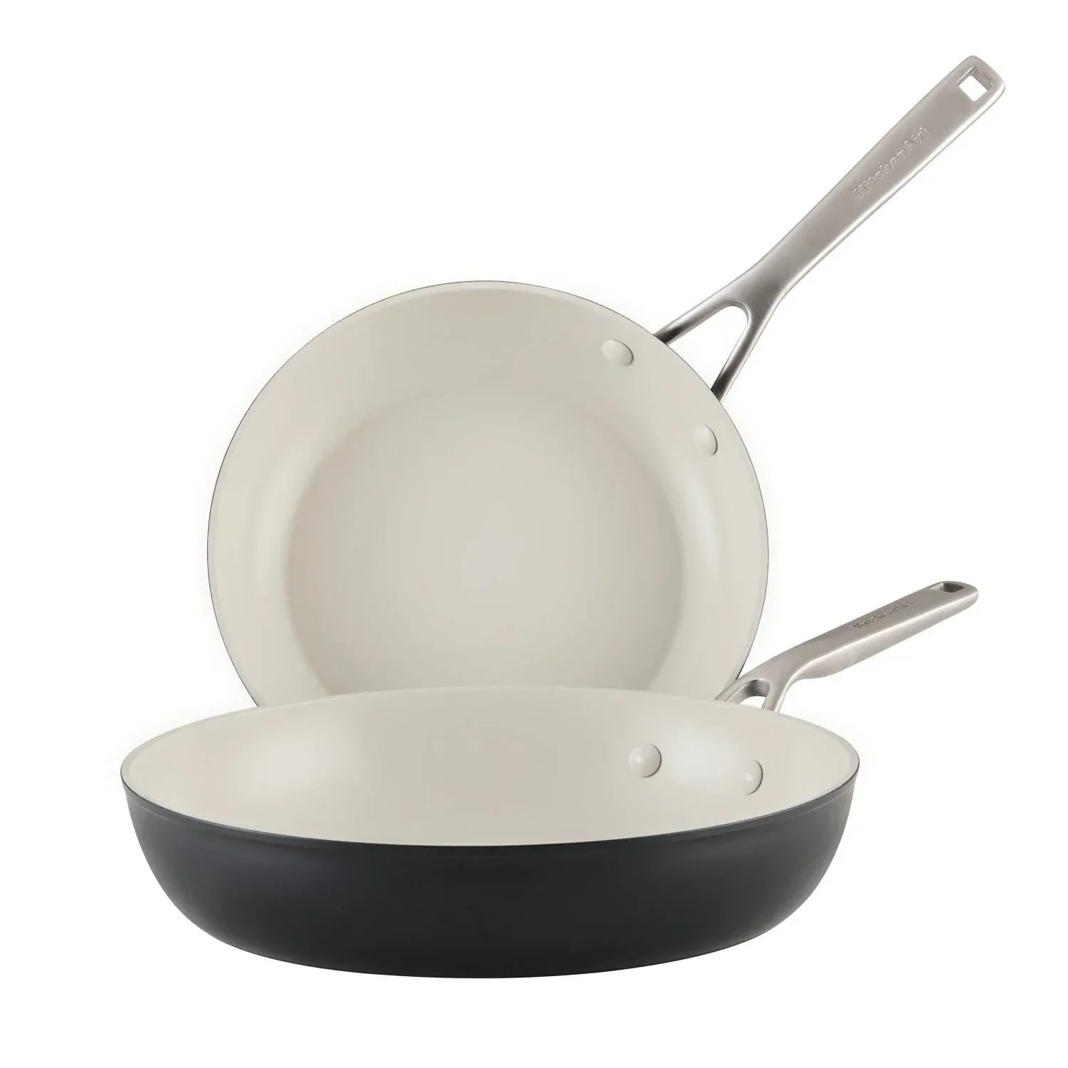 KitchenAid Hard Anodized Ceramic Nonstick 2-Piece Fry Pan Set