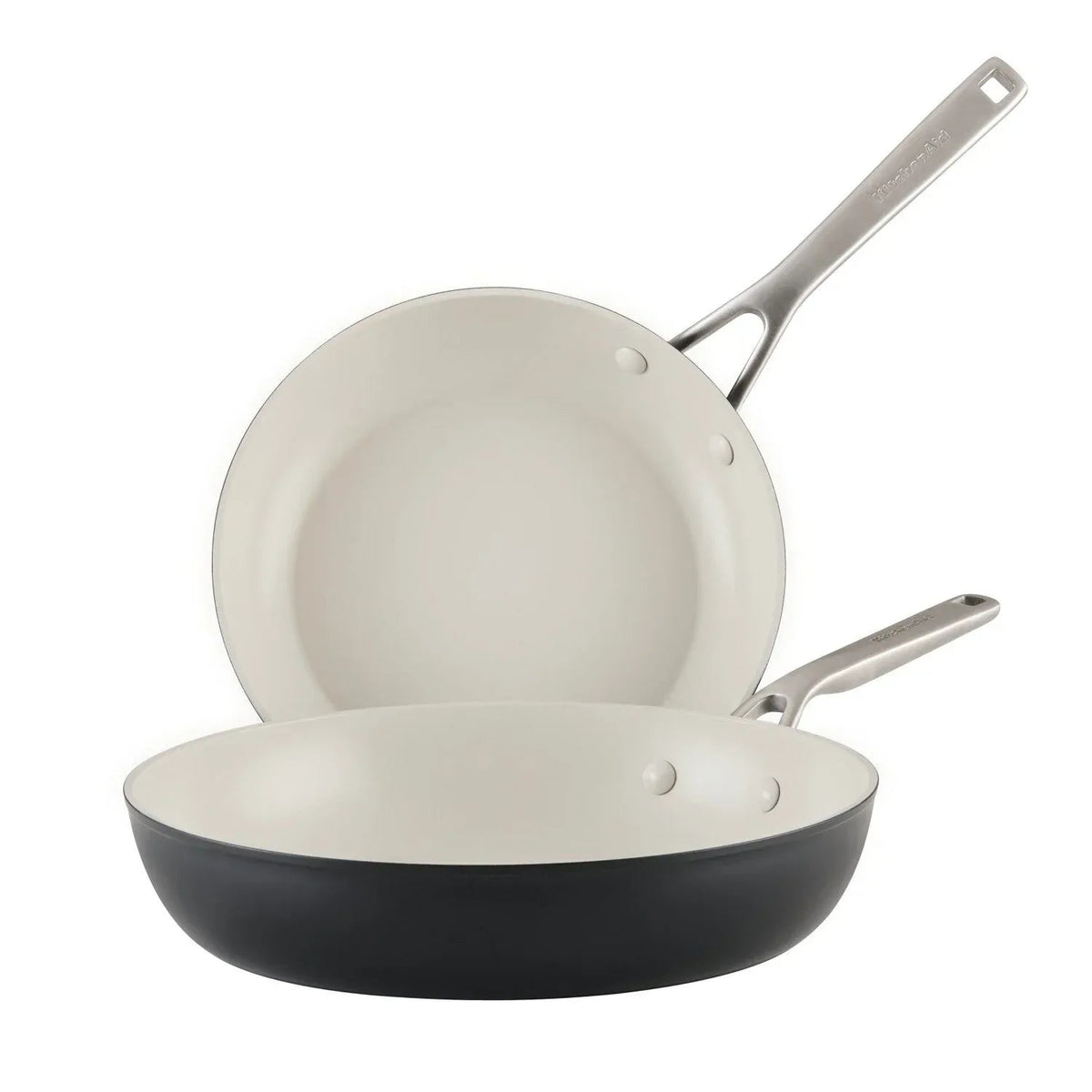 KitchenAid Hard Anodized Ceramic Nonstick 2-Piece Fry Pan Set