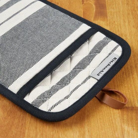 KitchenAid Vintage Stripe Pot Holder and Oven Mitt Set, 4-pack