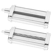 KitchenAid® stainless pasta cutter set with two roller cutters
