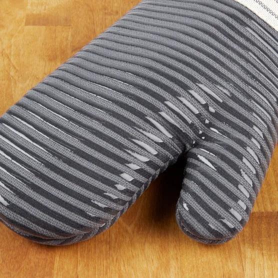 KitchenAid Vintage Stripe Pot Holder and Oven Mitt Set, 4-pack