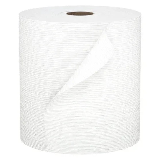 Kleenex Hard Roll Paper Towels 1-ply White, 600' per Roll, 6-count