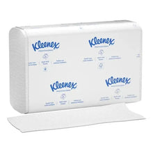 Kleenex professional white multifold paper towels with one sheet extended