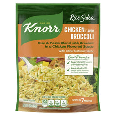 Knorr No Artificial Flavors Creamy Chicken Broccoli Rice, 5.5 oz Regular Pouch - USA MEGA SHOP