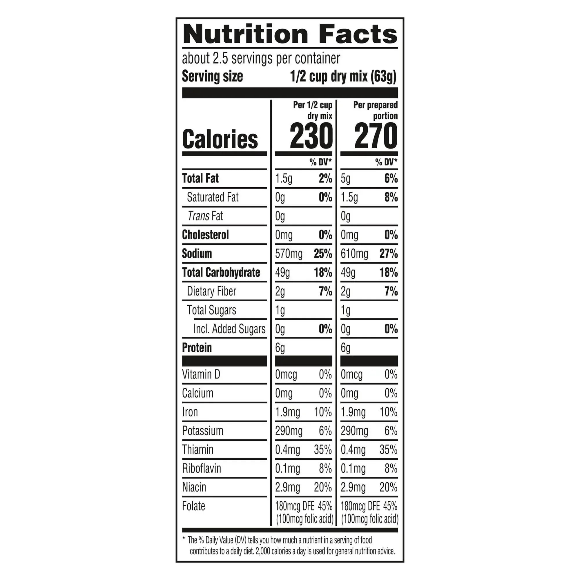 Knorr No Artificial Flavors Creamy Chicken Broccoli Rice, 5.5 oz Regular Pouch