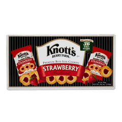 Knott's Bite Size Cookies, Strawberry Shortbread, 2 oz, 36-count - USA MEGA SHOP