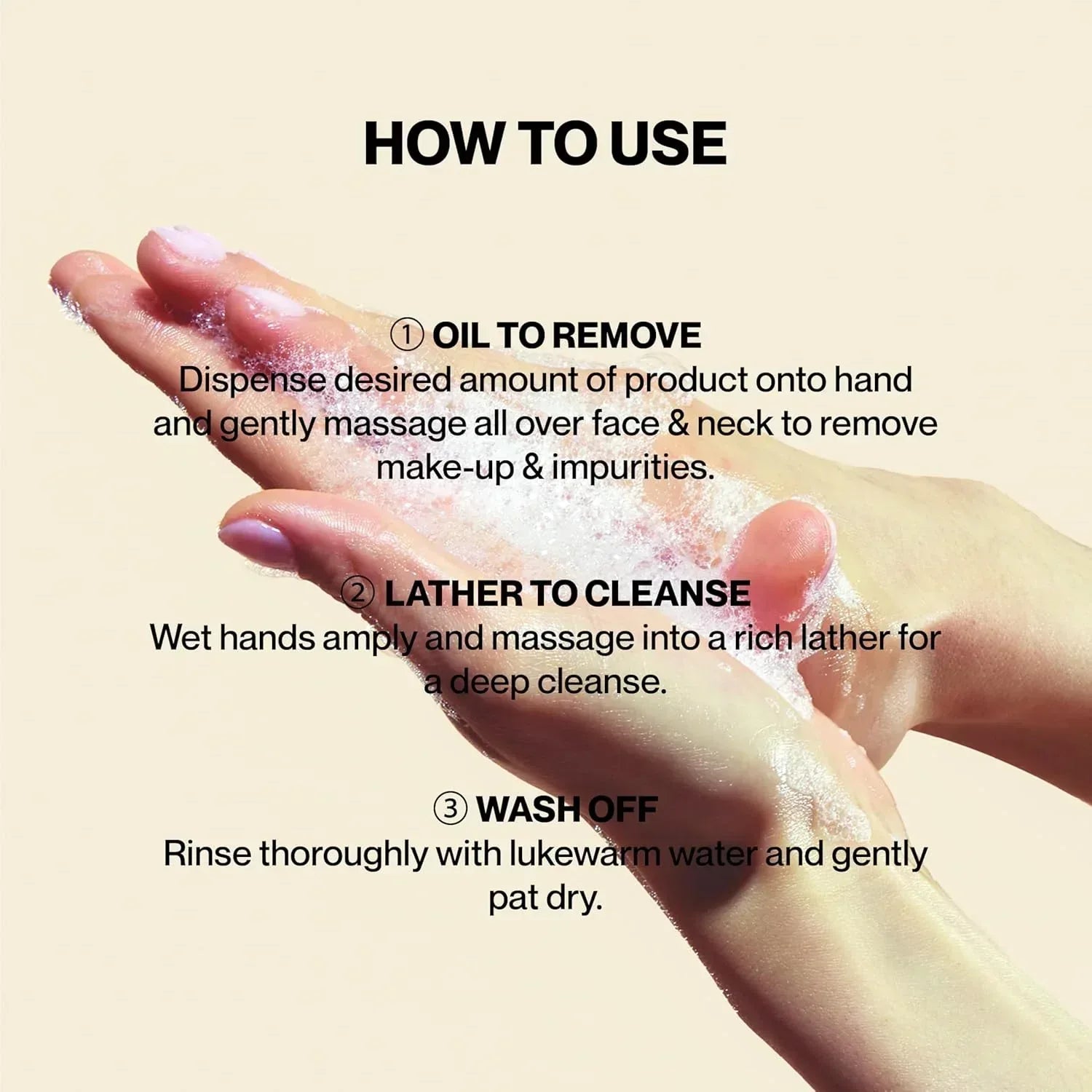 Knours Your Only 2-in-1, Oil-to-Foam Non-Stripping Facial Cleanser, 4.9 fl oz, 2-pack