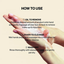 Facial cleanser lather on hands during cleansing, rich foam and wet skin