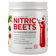 Koa Warrior Nitric Beets mix jar front label