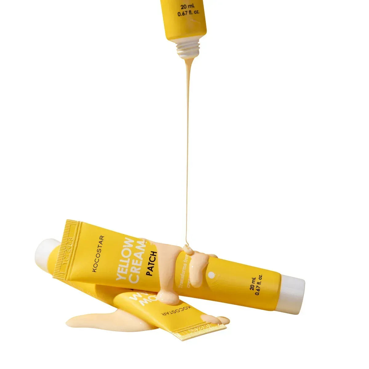 Kocostar Yellow Cream Patch - Blemish Relief, 0.67 fl oz, 3-pack
