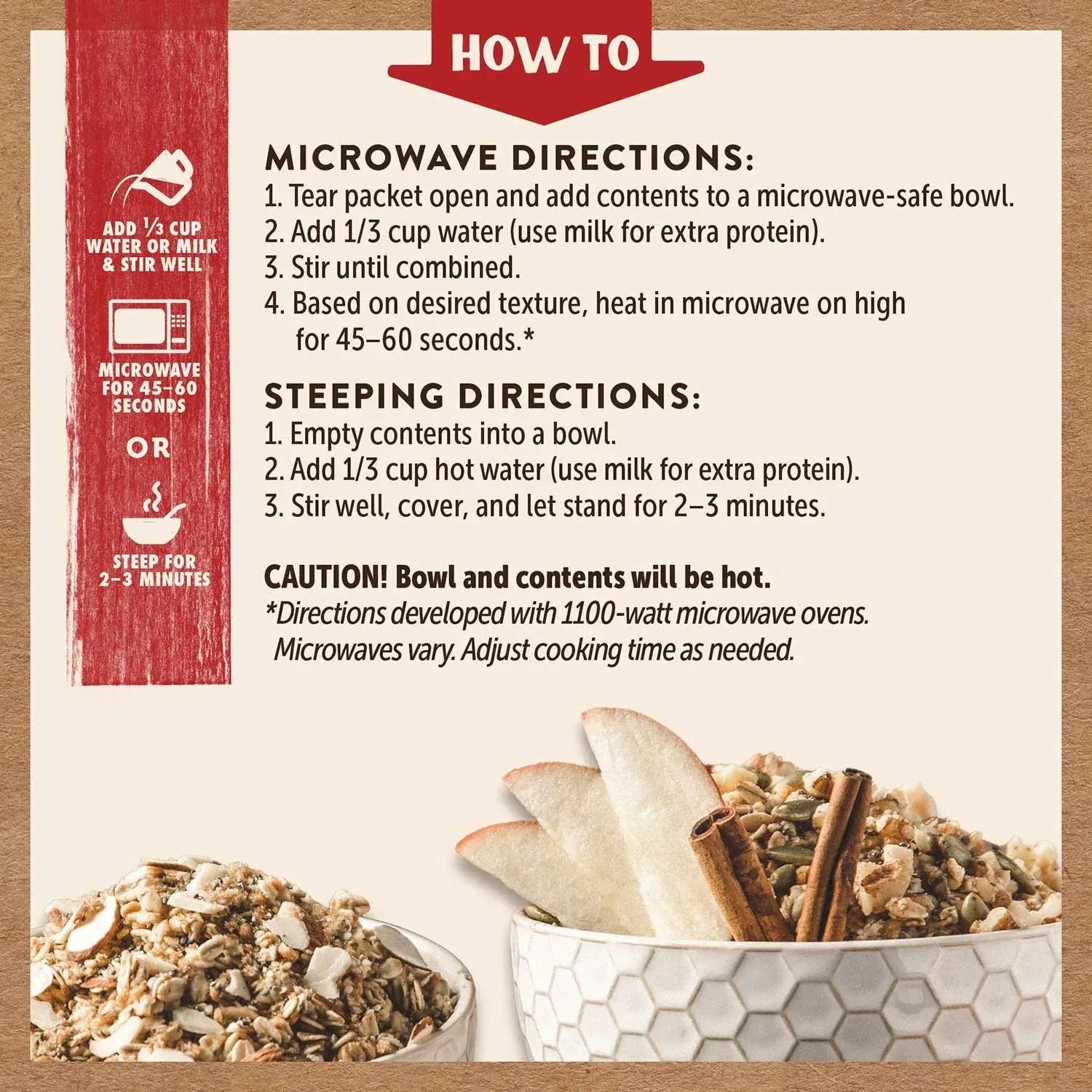 Kodiak Cakes Nuts & Seeds Oatmeal, Variety Pack, 20 pk.