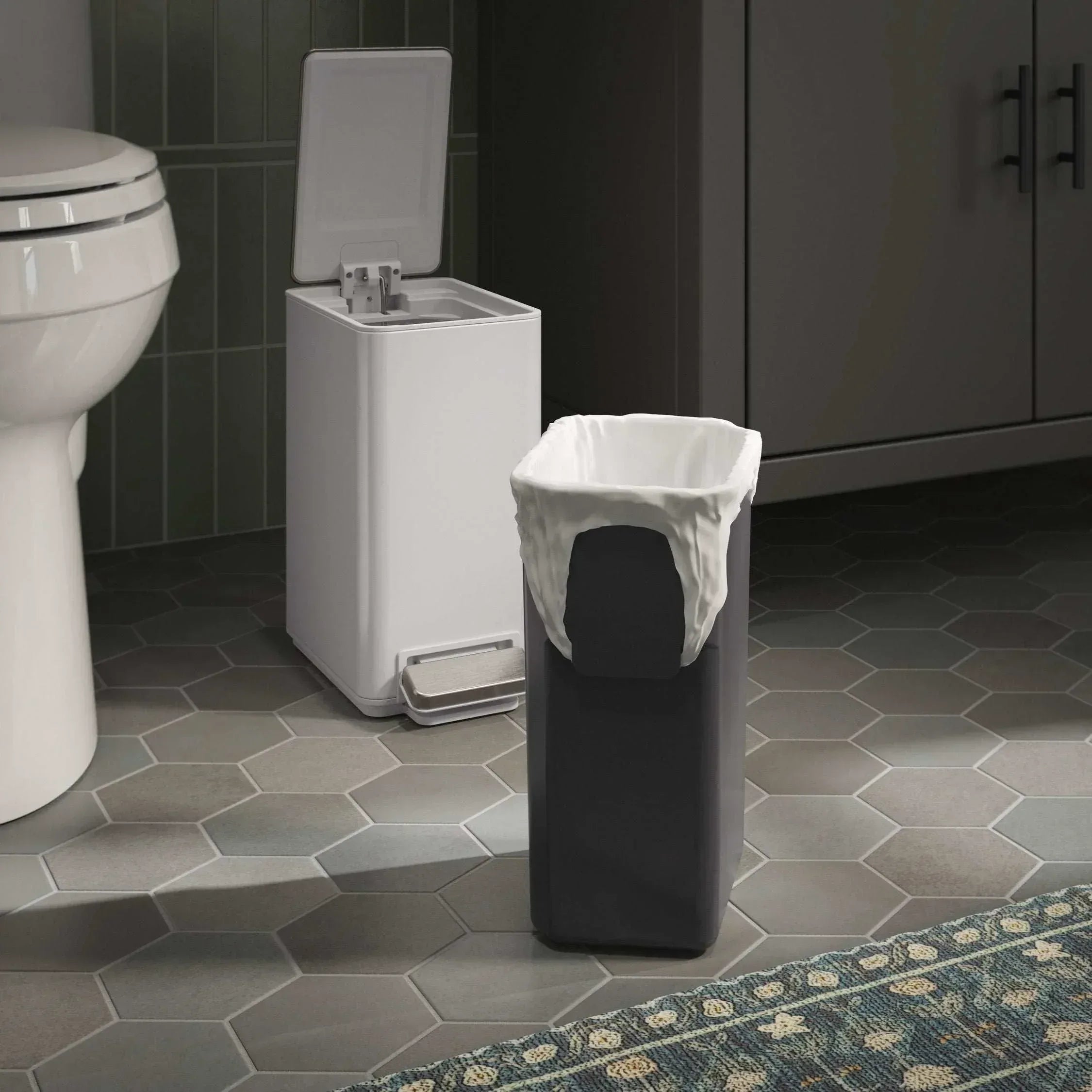 Kohler 6L Step Trash Can, 2-pack