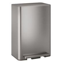Kohler 45L stainless steel step trash can with closed lid and wide foot pedal