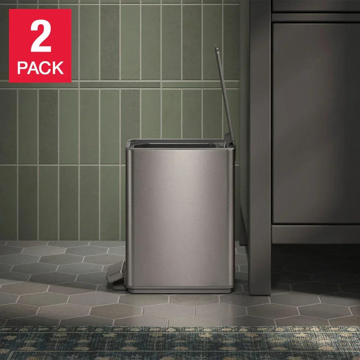 Kohler 6L Step Trash Can, 2-pack - USA MEGA SHOP