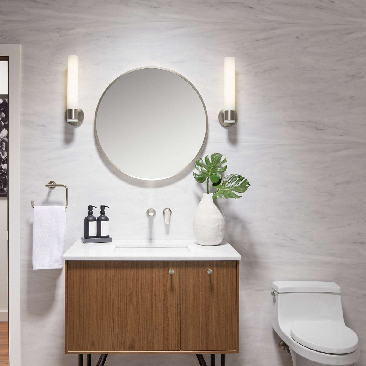 Kohler Orime 28" Round Framed Mirror