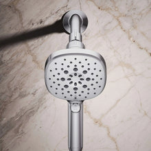 Kohler Tellin multifunction hand shower with round spray plate and mode button
