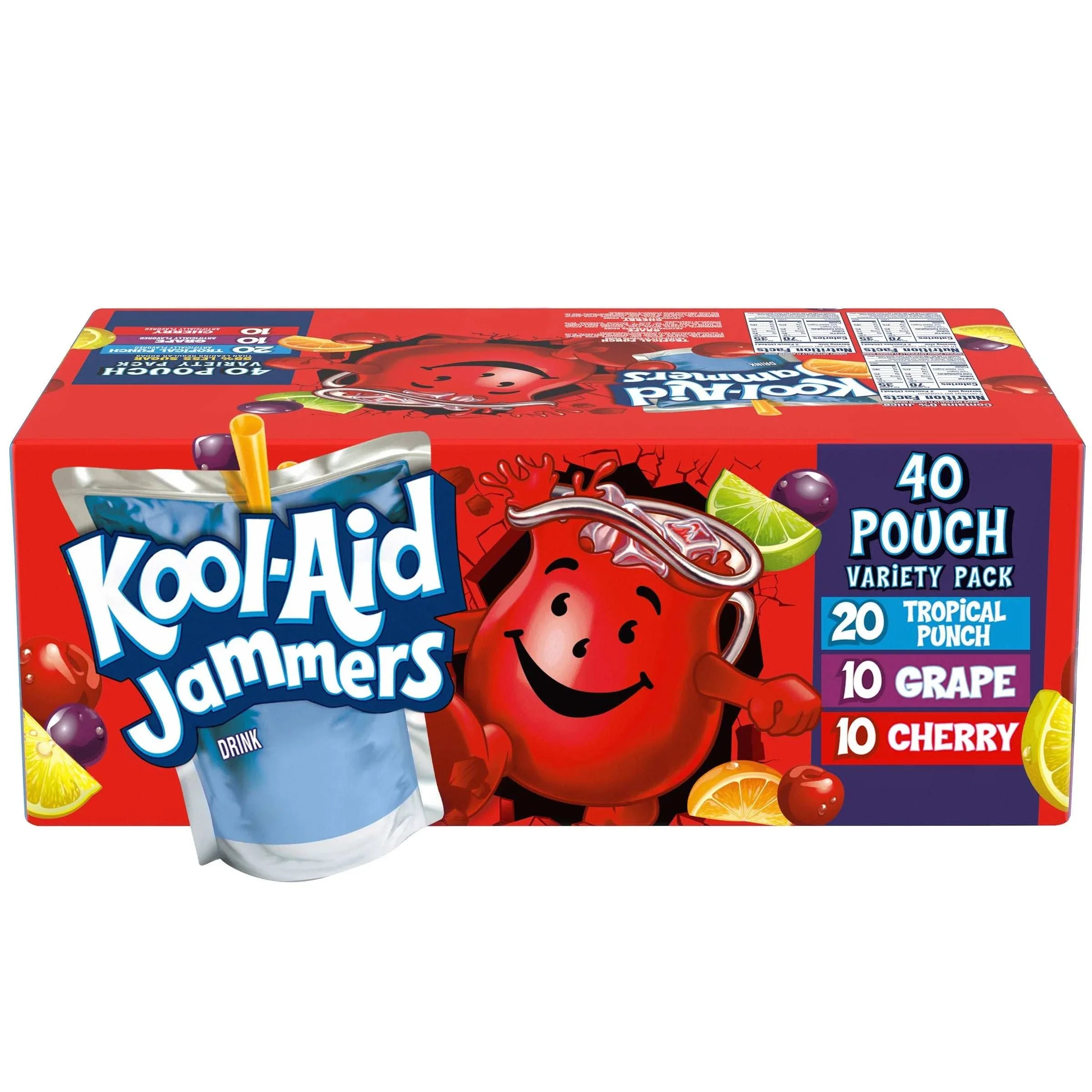 Kool-Aid, Jammers, Variety Pack, 6 fl oz, 40-Count - USA MEGA SHOP