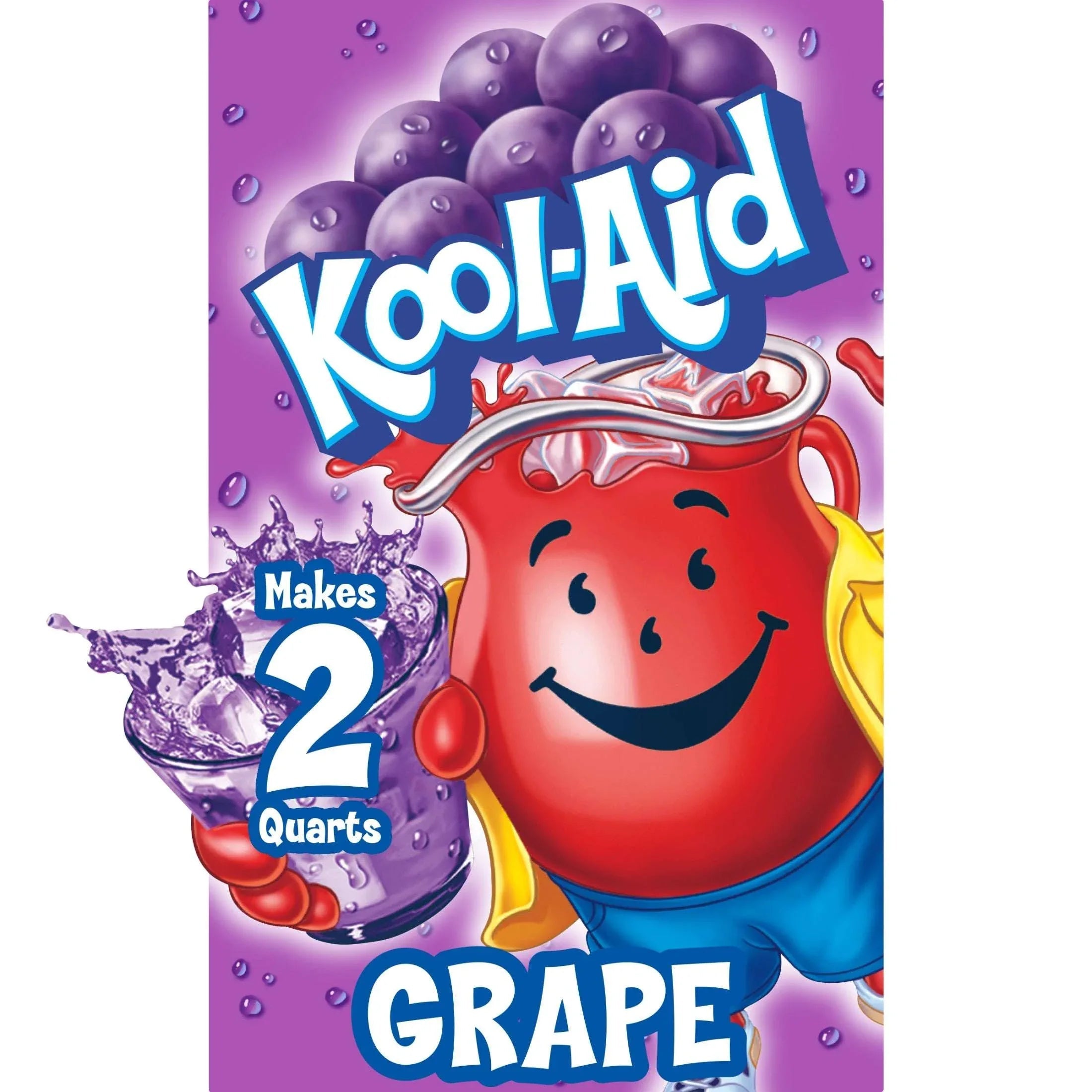 Kool-Aid Unsweetened Blue Raspberry Lemonade Powdered Drink Mix, 0.22 oz. Packet
