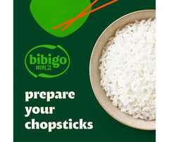Bibigo Korean Style Cooked Sticky White Rice Bowl, 7.4 oz., 12 pack