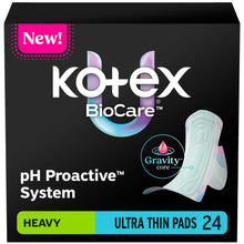 Ultra thin pads with wings, heavy absorbency, 24 count box with pH Proactive