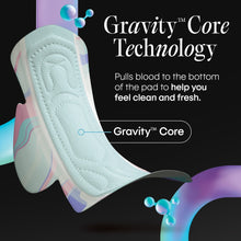 Aqua ultra thin pad with wings, close-up view