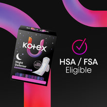 Ultra thin overnight pads with wings, HSA/FSA eligible