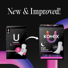 Kotex Ultra Thin Overnight Pads with Wings, Extra Heavy Absorbency, 34 Count (PACK OF 3 )