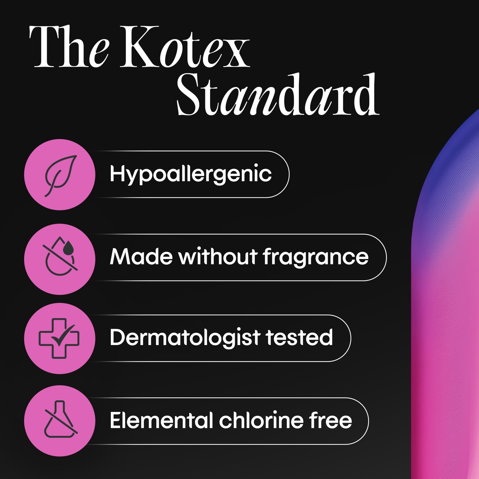 Kotex Overnight Maxi Pads, 39 Count (PACK OF 3 )