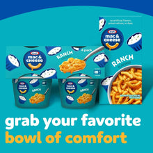 Kraft mac and cheese ranch 4-pack tray of cups with serving bowl