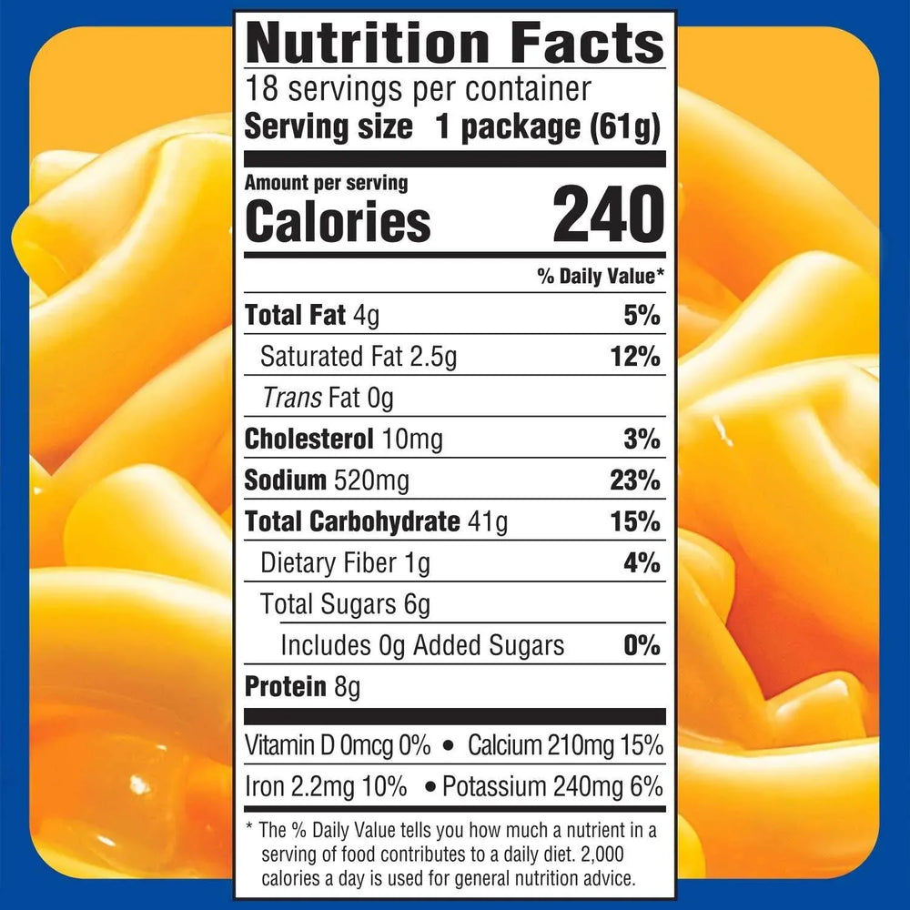 Kraft Easy Mac Original Flavor Single-Serve Pouches 18 pk. - USA MEGA SHOP