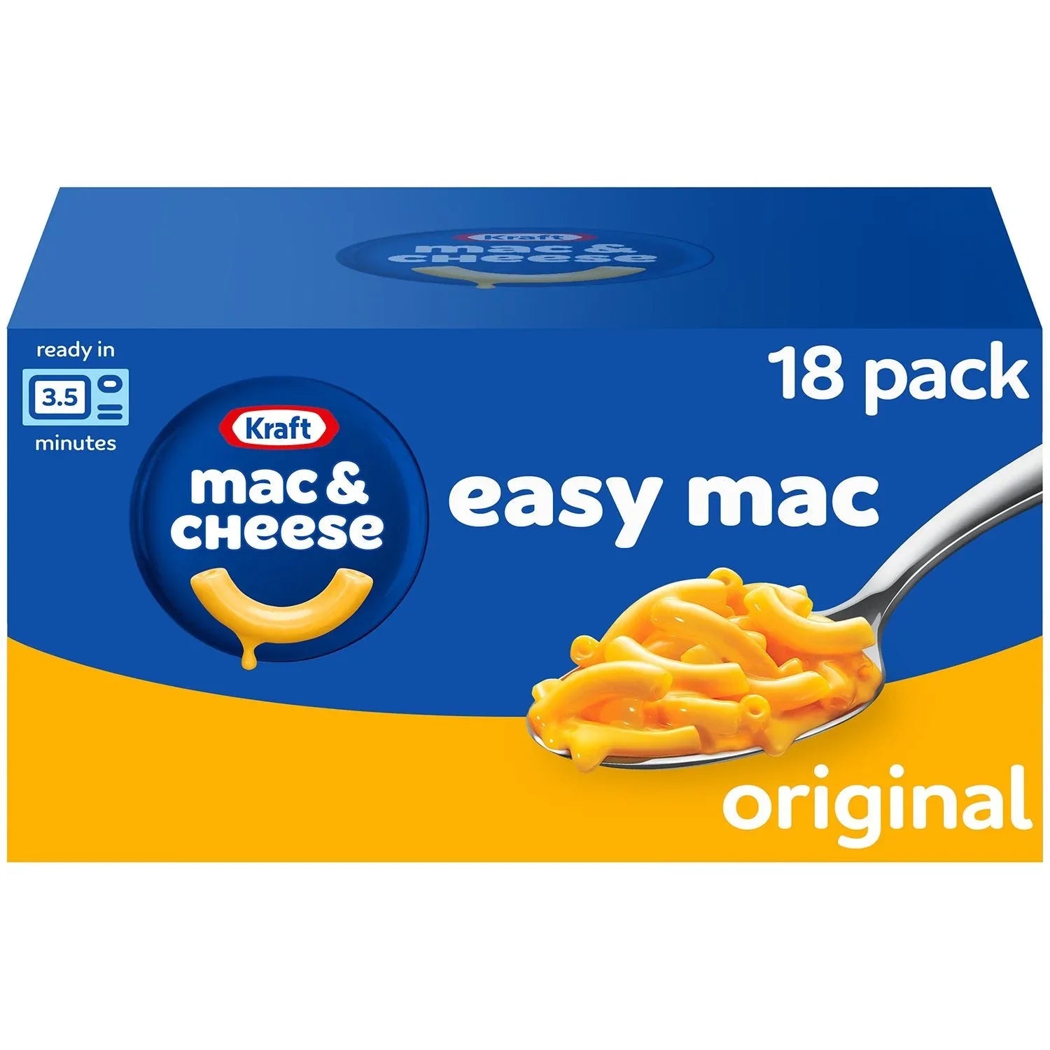 Kraft Easy Mac Original Flavor Single-Serve Pouches 18 pk. - USA MEGA SHOP