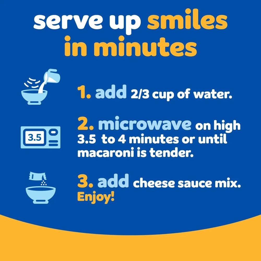 Kraft Easy Mac Original Flavor Single-Serve Pouches 18 pk. - USA MEGA SHOP
