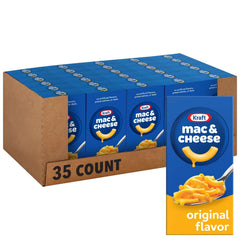 Kraft Original Mac N Cheese Dinner, 5 ct Pack, 7.25 oz Boxes, Shelf-Stable - USA MEGA SHOP