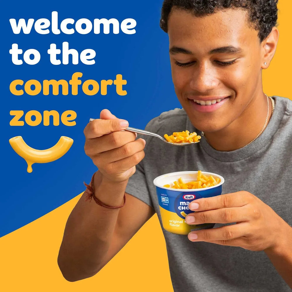 Kraft Original Macaroni and Cheese Easy Microwavable Dinner, 2.05 oz., 12 pk. - USA MEGA SHOP