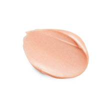 Rosy face cream scoop with glossy gel texture