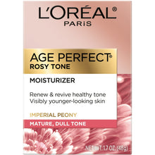 Age Perfect rosy tone face moisturizer box