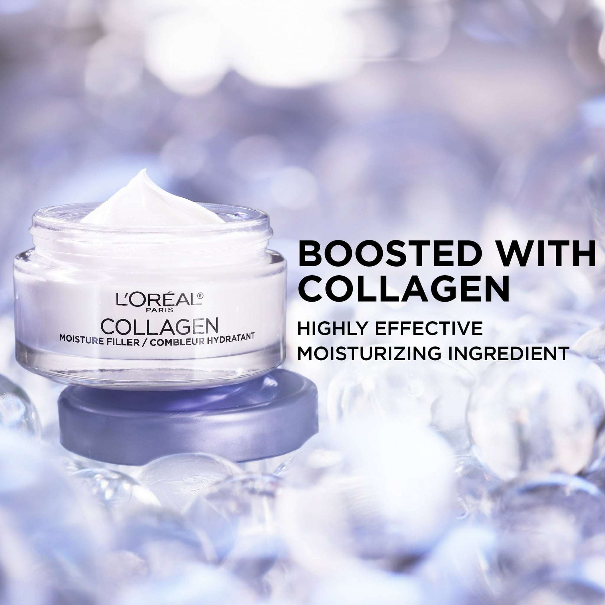 L'Oreal Paris Collagen Moisture Filler, Anti-aging Moisturizer Fragrance Free, 1 Kit