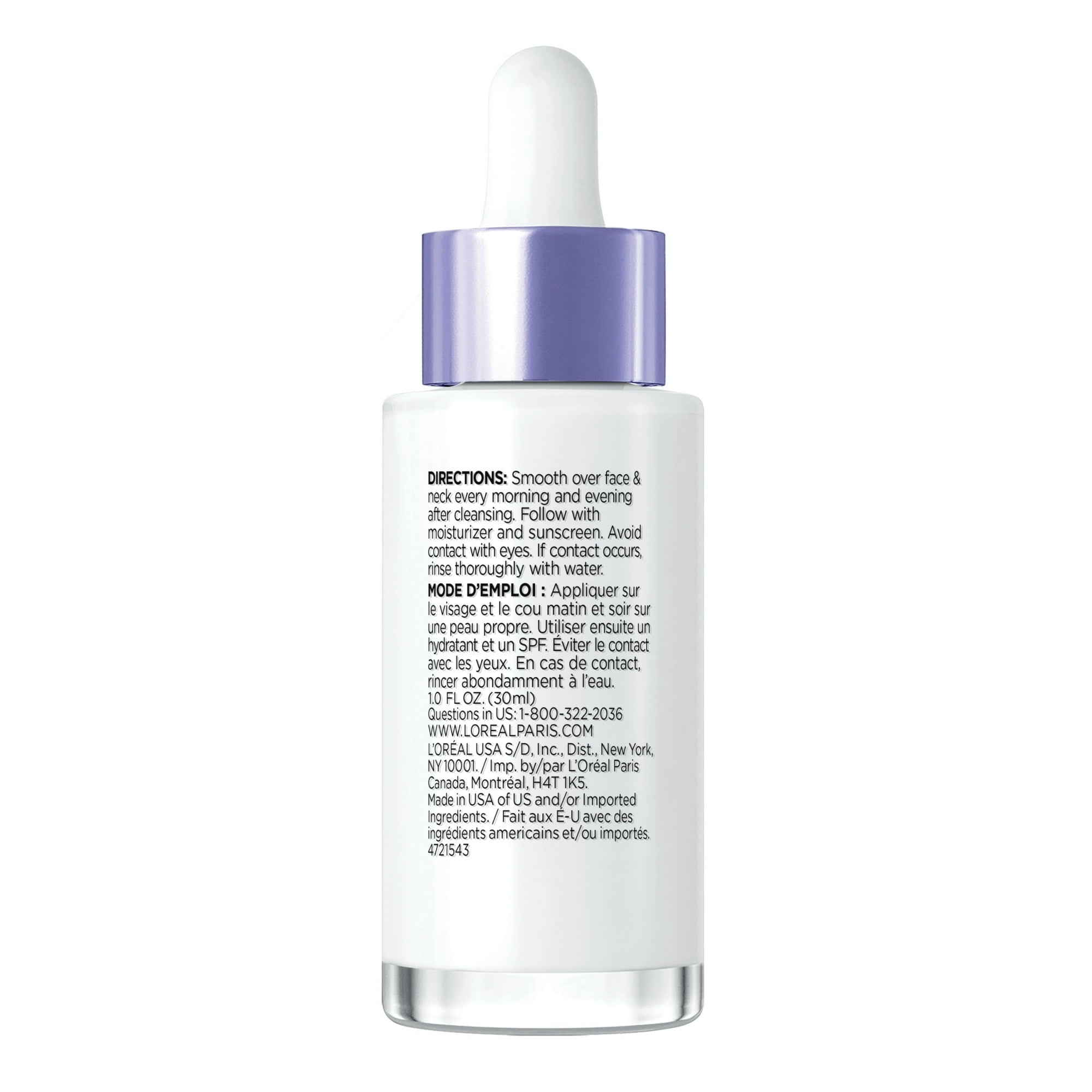 L'Oreal Paris Collagen Moisture Filler Moisture Bounce Hydrating Face Serum, 1 fl oz