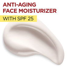 Face moisturizer cream swatch with SPF 25