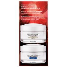Revitalift sunscreen SPF 25 and Revitalift night moisturizer mini jars set