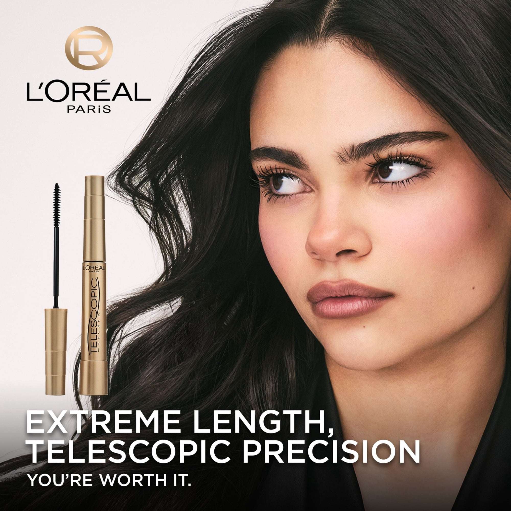 L'Oreal Paris Telescopic Original Washable Intense Lengthening Mascara, 0.27 fl. oz.