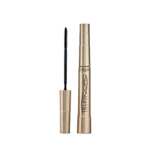 Lengthening mascara with gold tube and black wand applicator
