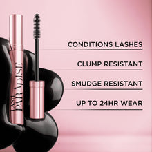 L'Oreal Paris Lash Paradise volume mascara and wand, rose-gold tube with black brush
