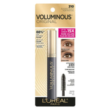 Voluminous Original mascara package with blackest black shade label