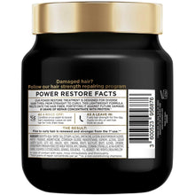 L'Oreal Elvive Total Repair treatment jar back label with barcode and directions