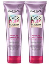 EverPure sulfate-free moisture shampoo and conditioner kit, matching purple bottles