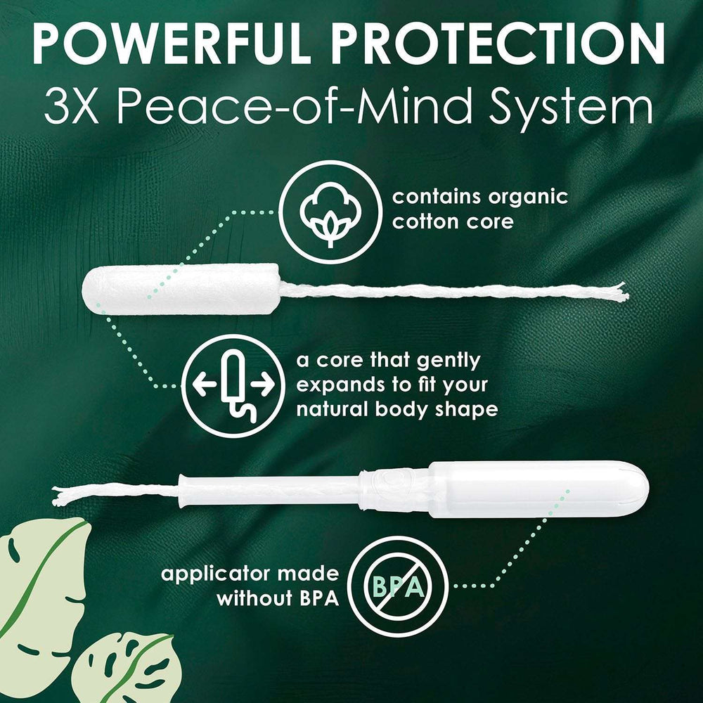 L. Organic Cotton Tampons Duo Pack, Unscented, 84 ct.