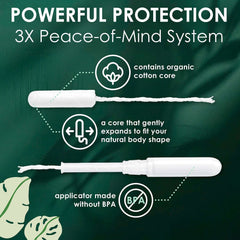 L. Organic Cotton Tampons Duo Pack, Unscented, 84 ct.